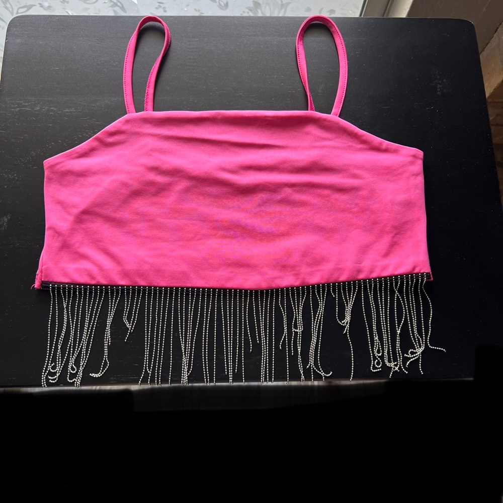 Shein fushia women’s top size S NWOT - Picture 5 of 7